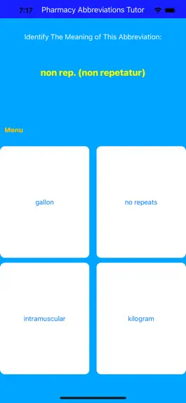 Game screenshot Pharmacy Abbreviations Tutor apk