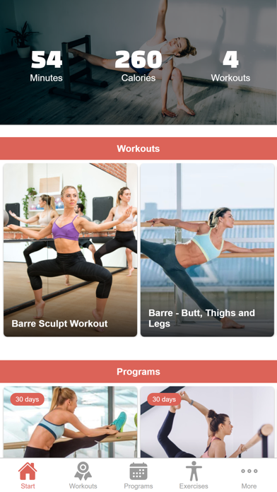 Barre, Pilates & Yoga Screenshot