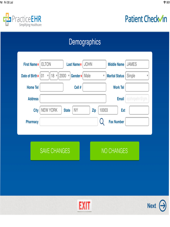 Screenshot #6 pour Practice EHR Patient Check-In