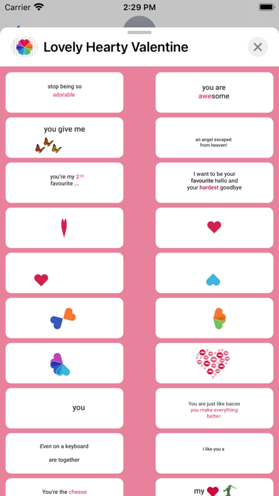 Lovely Hearty Valentine Screenshot