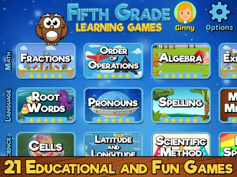 Fifth Grade Learning Games SEのおすすめ画像1