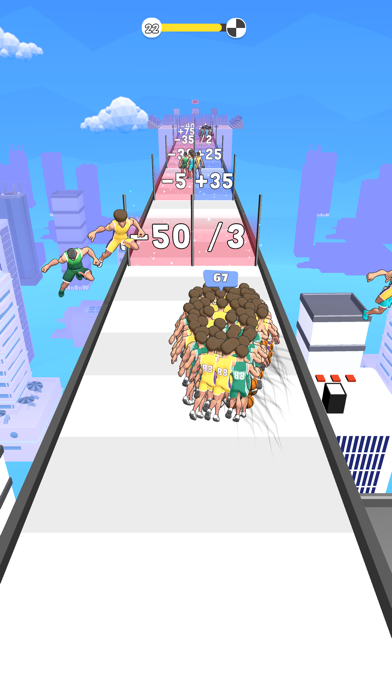 Screenshot #1 pour Basketball Run 3D