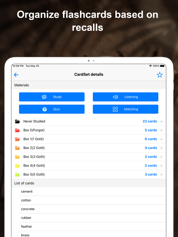 Screenshot #4 pour CFP Flashcards