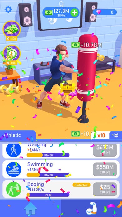 Idle Workout Success Life Screenshot