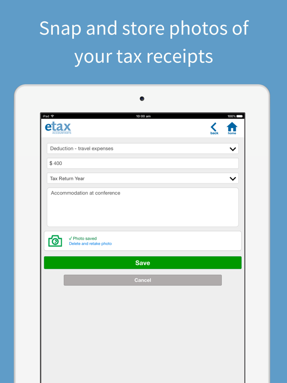 Screenshot #5 pour Etax Mobile App