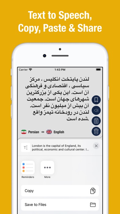 Screenshot #2 pour English to Persian Translator