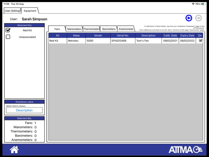 ATTMA Air Tightness App