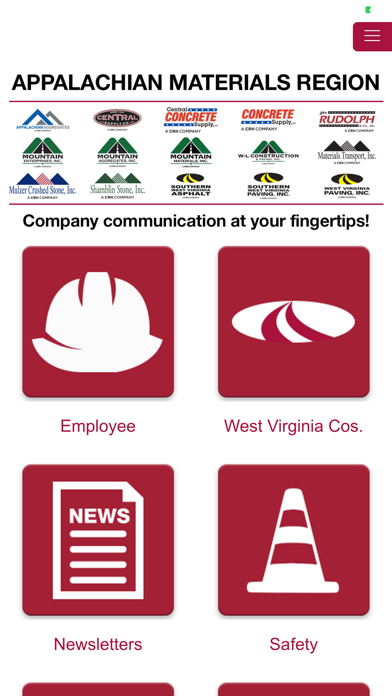 AMR Employee App Screenshot