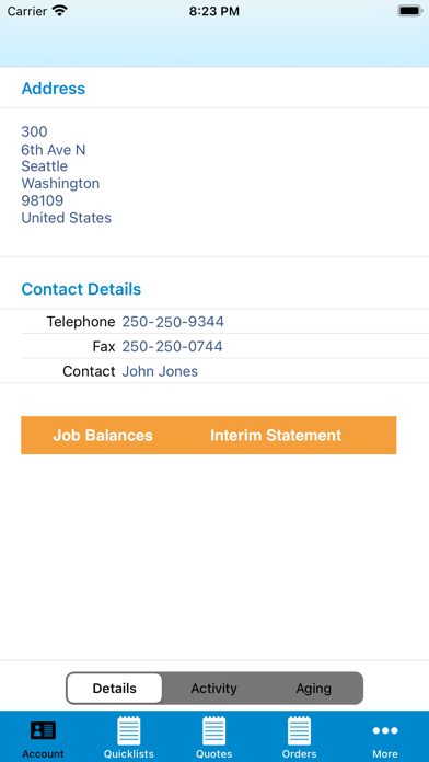 CS Brown Co Inc Web Track Screenshot