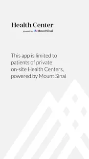 health center, by mount sinai iphone screenshot 1