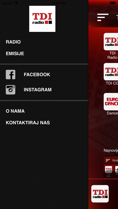 TDI Radio Screenshot