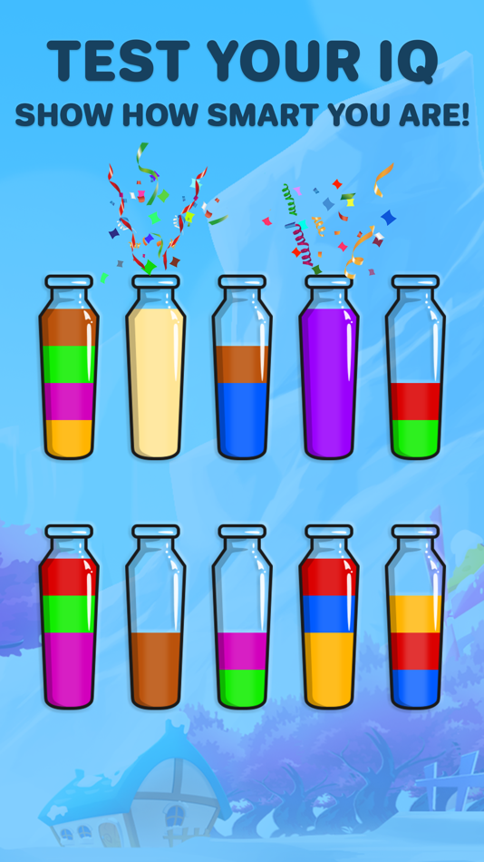 #2. Color Water Sort 3d - Sort It (iOS) Podle: Mrudul Babariya