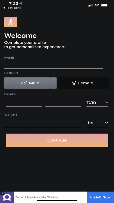 Walking Workout Weight Loss Screenshot