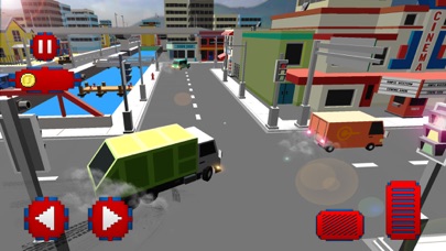 Blocky Police Car Chase 2018 screenshot 3