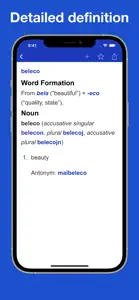 Esperanto Language Dictionary screenshot #2 for iPhone