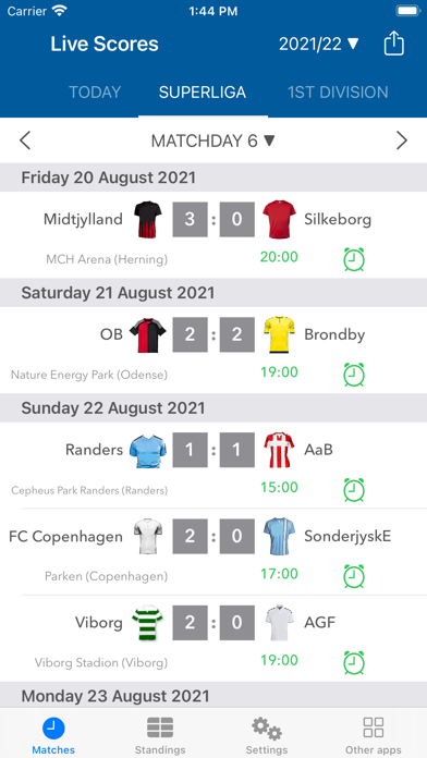 Live Scores Danish Superliga for PC - Free Download: Windows 7,8,10 Edition