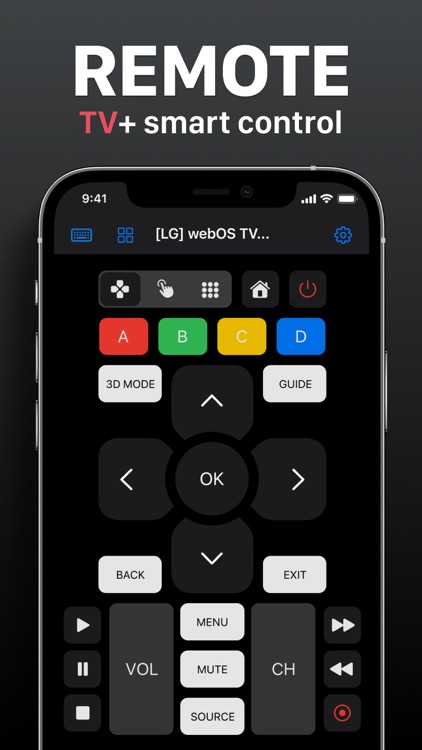 Smart Remote for TV LG by SMM service, s.r.o.