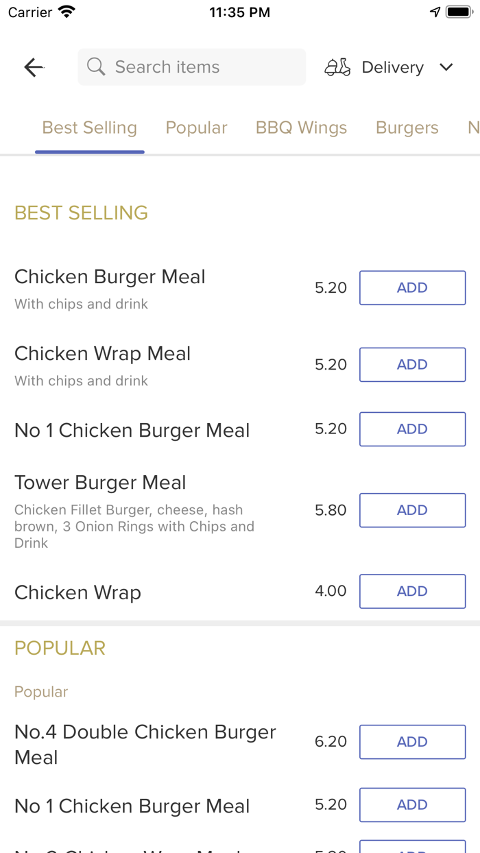 Georgia Fried Chicken.