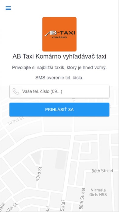 AB taxi Komárno Screenshot