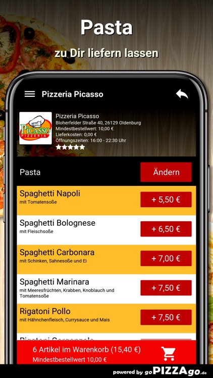 Pizzeria Picasso Oldenburg screenshot-4