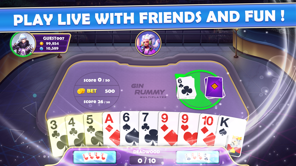 #3. GinRummy Multiplayer (iOS) 由: OEngines Games LLP