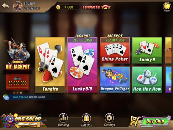 Tongits777 Lucky 9 Pusoy Game