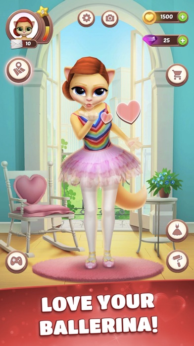 Talking Cat Emma Ballerina Screenshot