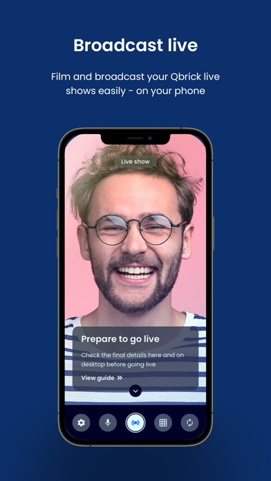 Qbrick Broadcaster Screenshot