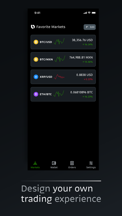 Bitso Alpha - Crypto trade Pro Screenshot