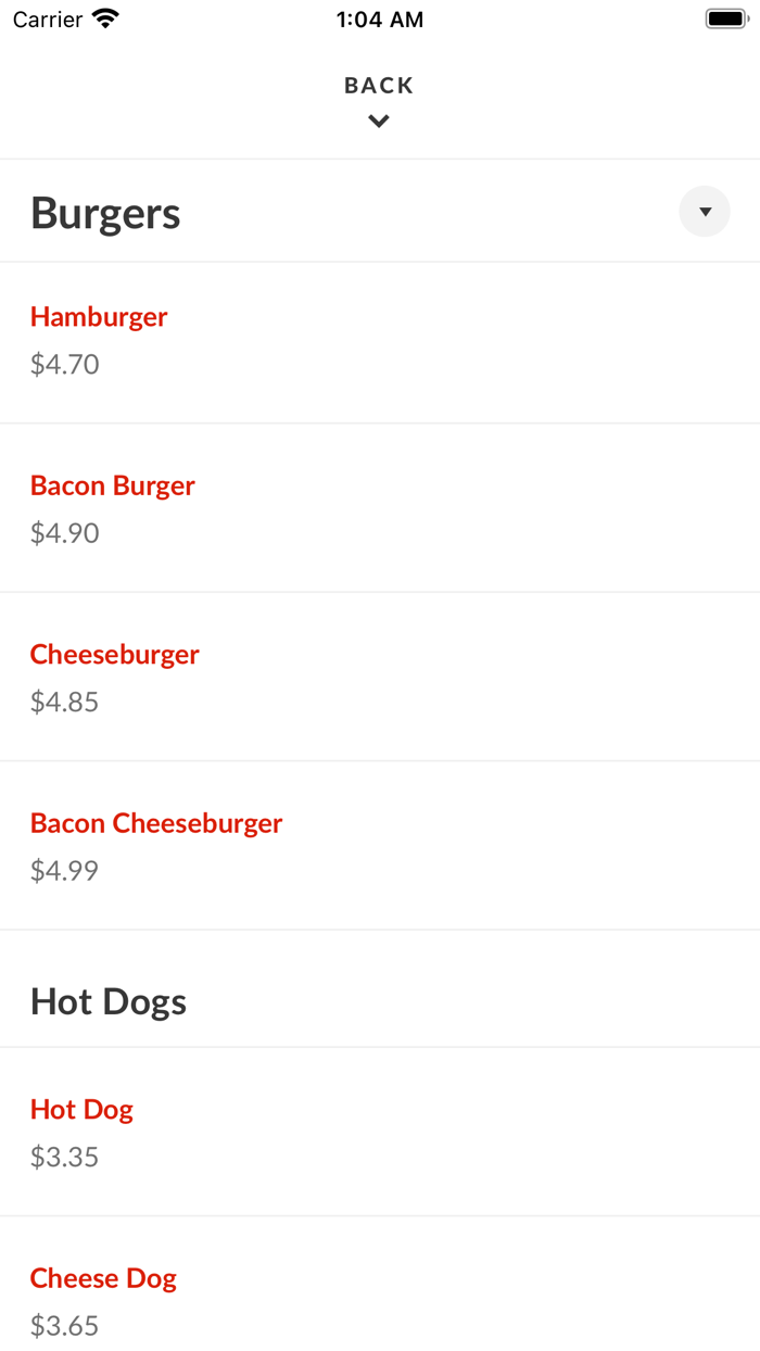 One  Only Burgers and Fries