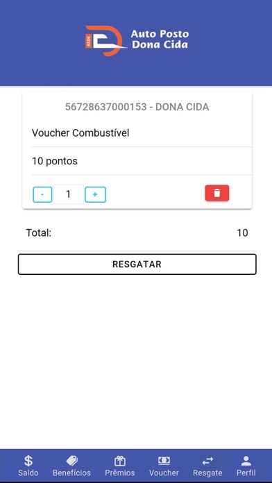 Dona Cida Fidelidade Screenshot