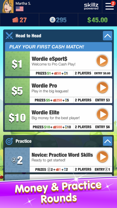 Wordie - Word Finder Game Screenshot