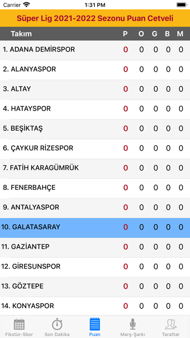 Galatasarayım Screenshot