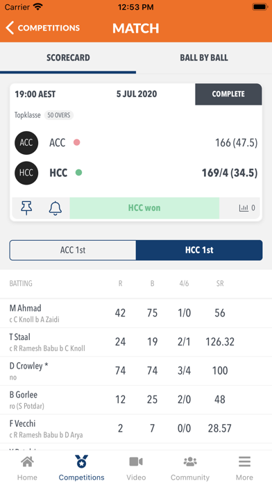 KNCB Cricket Live Screenshot