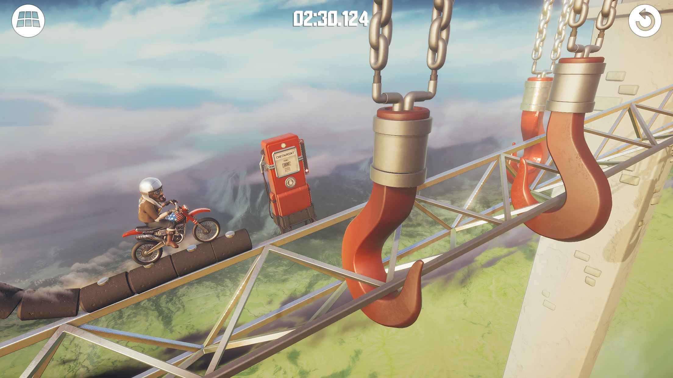 Screenshot do app Bike Baron 2