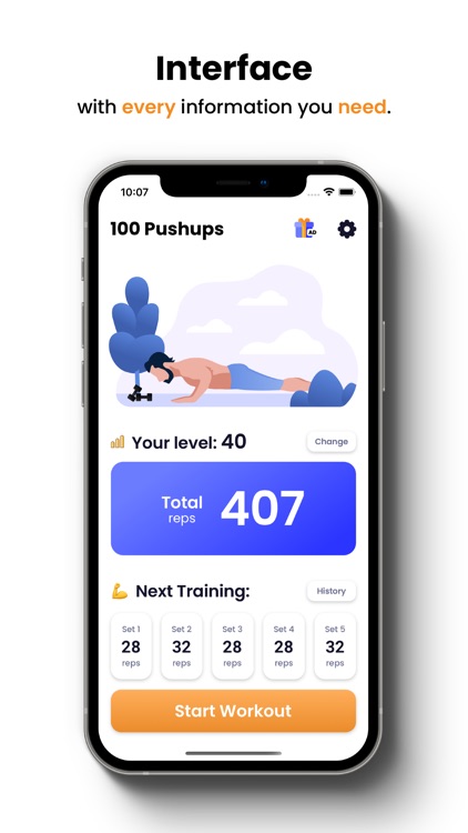 100 Pushups - Increase Reps screenshot-4