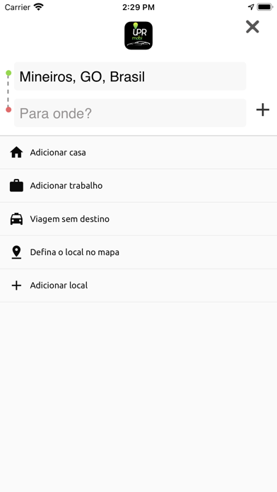Upr Mobi - Passageiro Screenshot