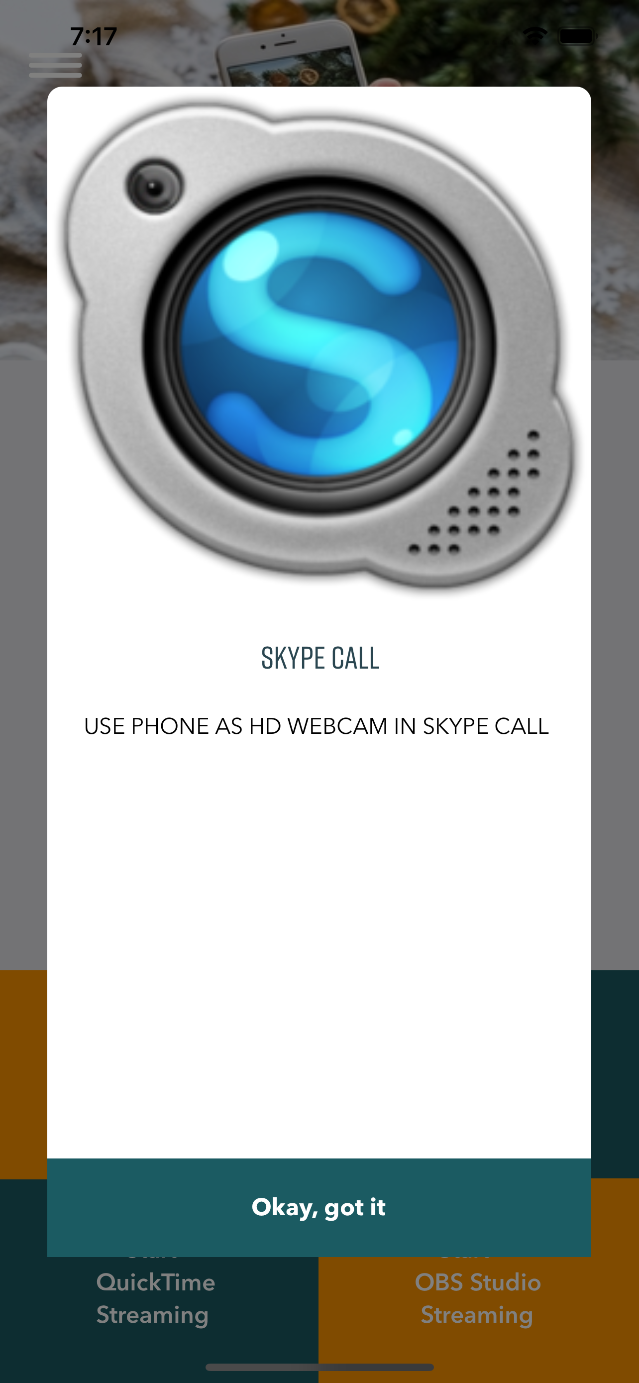 iWebCamPro : Phone to WebCam