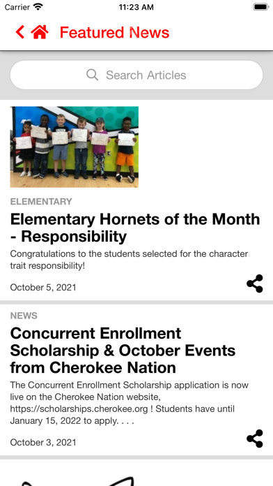 Hilldale Public Schools Screenshot