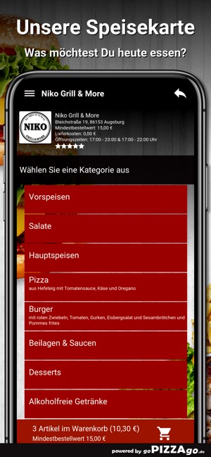 Niko Grill & More Augsburg on the App Store