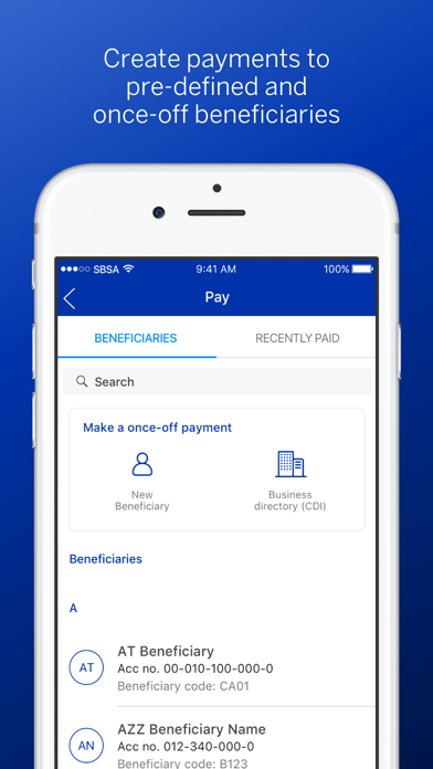 Business Online SA Screenshot