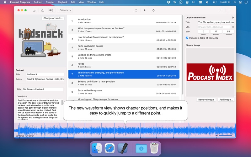 Screenshot #2 pour Podcast Chapters