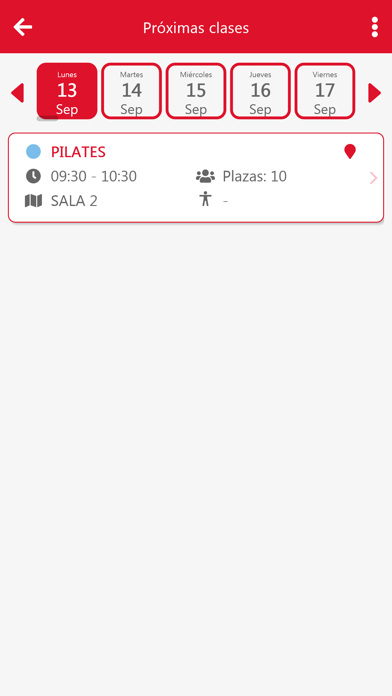 Fitness Scola Sport Screenshot