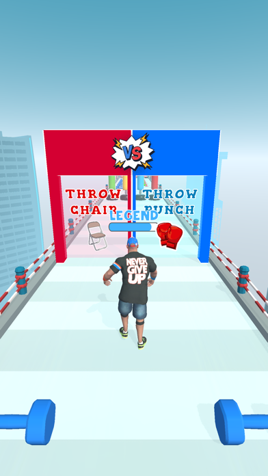 Wrestling Runner! Screenshot