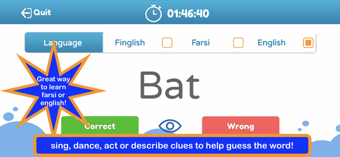 Farsi Charades Pantomime