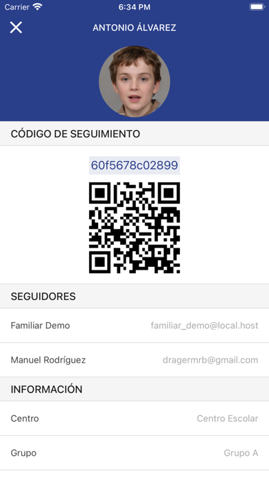 Servicatering Familiar Screenshot