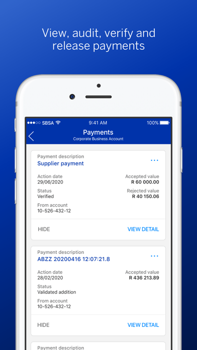 Business Online SA Screenshot