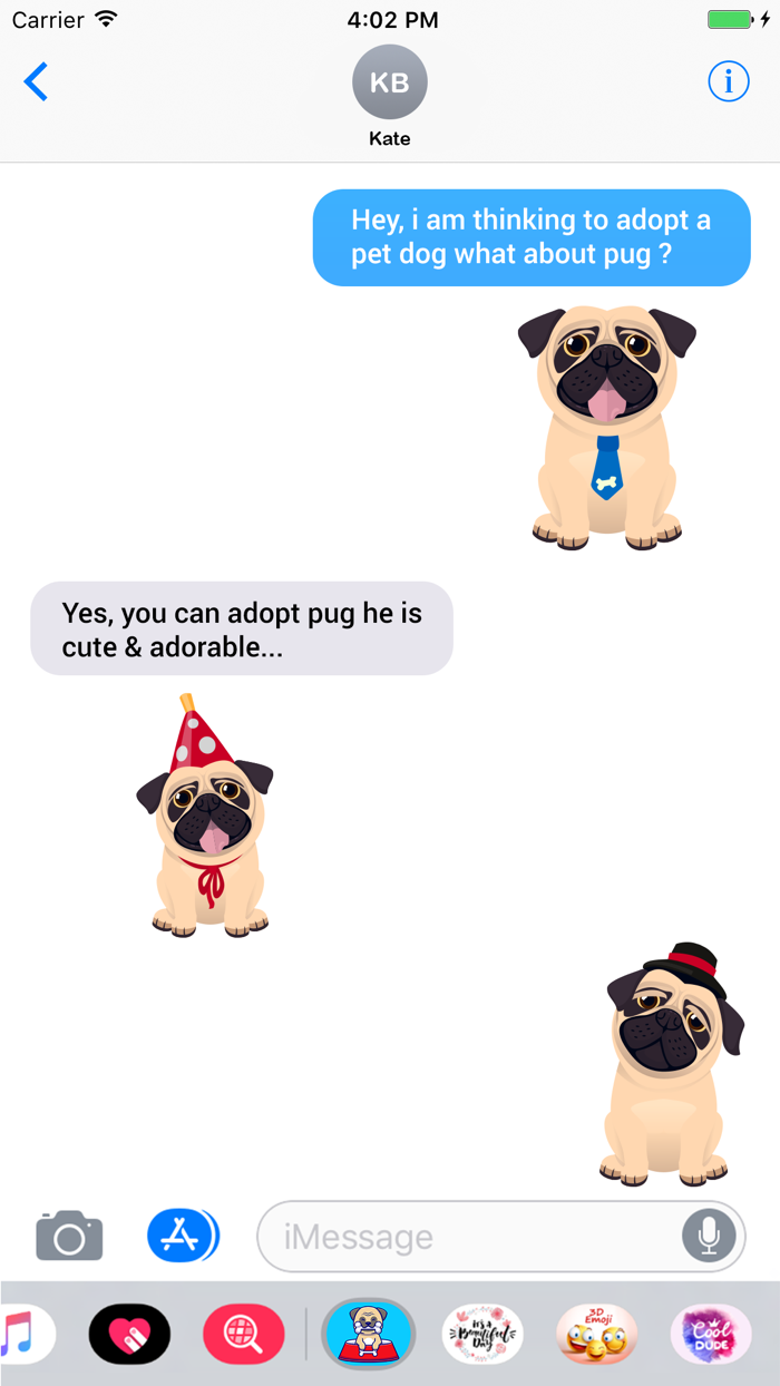 Pug Cute Sweetheart
