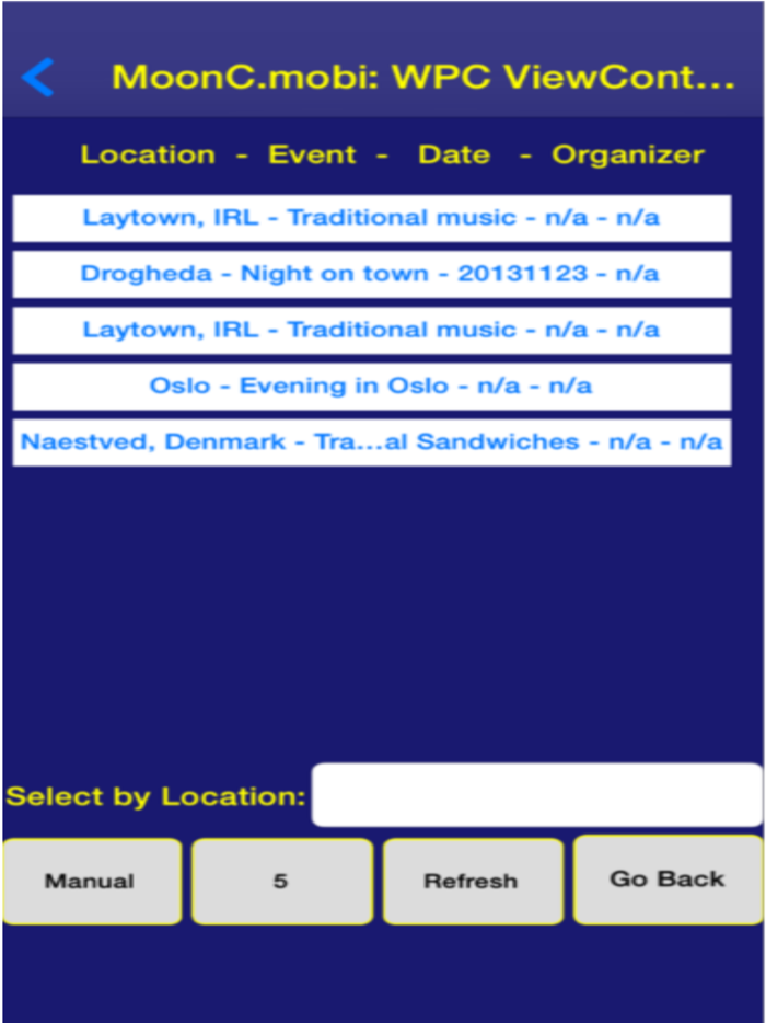 WannaPubCrawl Event Organizer