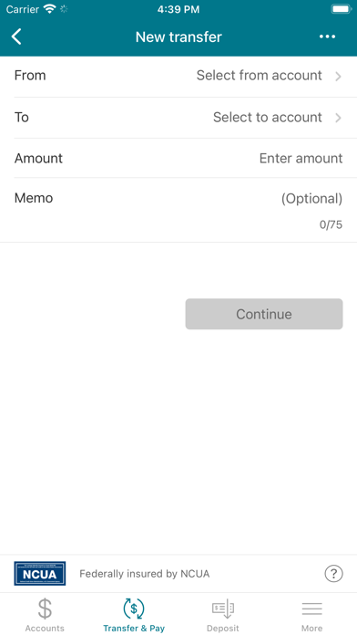 Southwest Research Center FCU Screenshot